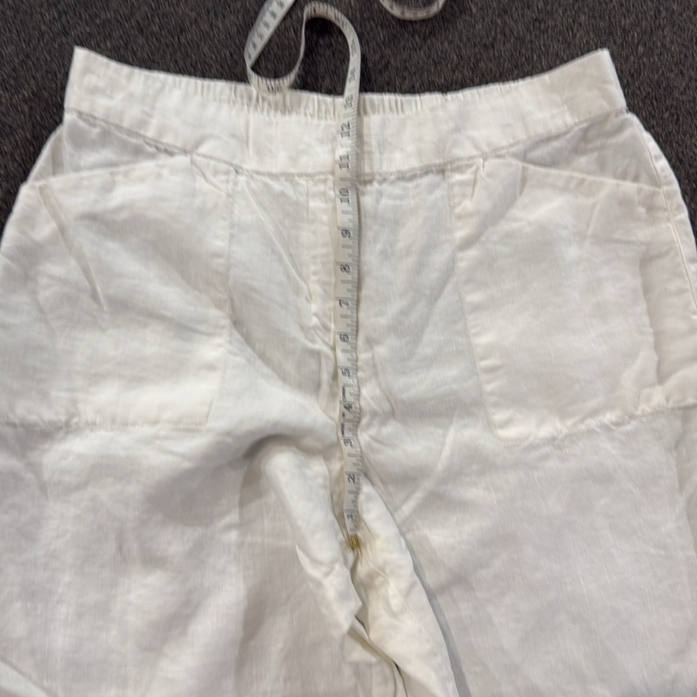 NWOT Chicos linen pants size 2 or chiccos size 12 - Picture 3 of 8